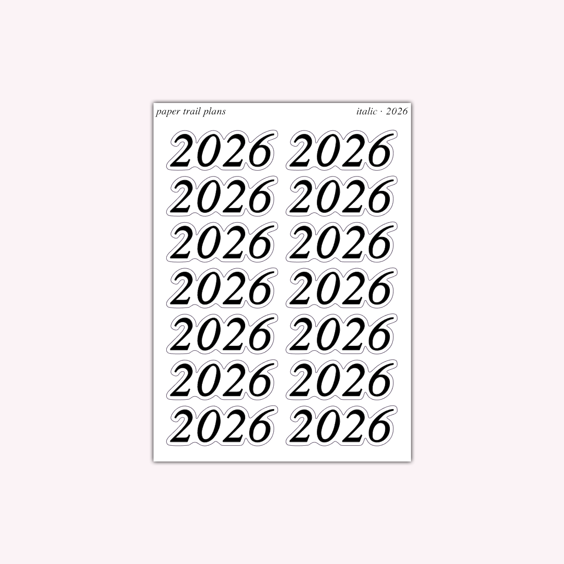 2026 - Italic