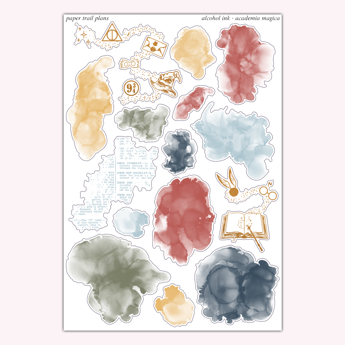 Academia Magica - Alcohol Ink