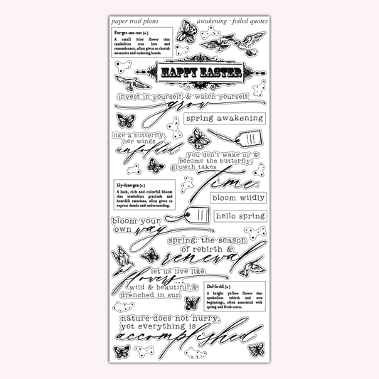 Awakening - Foiled Quotes