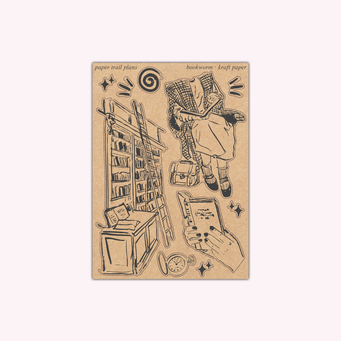Bookworm - Kraft Paper
