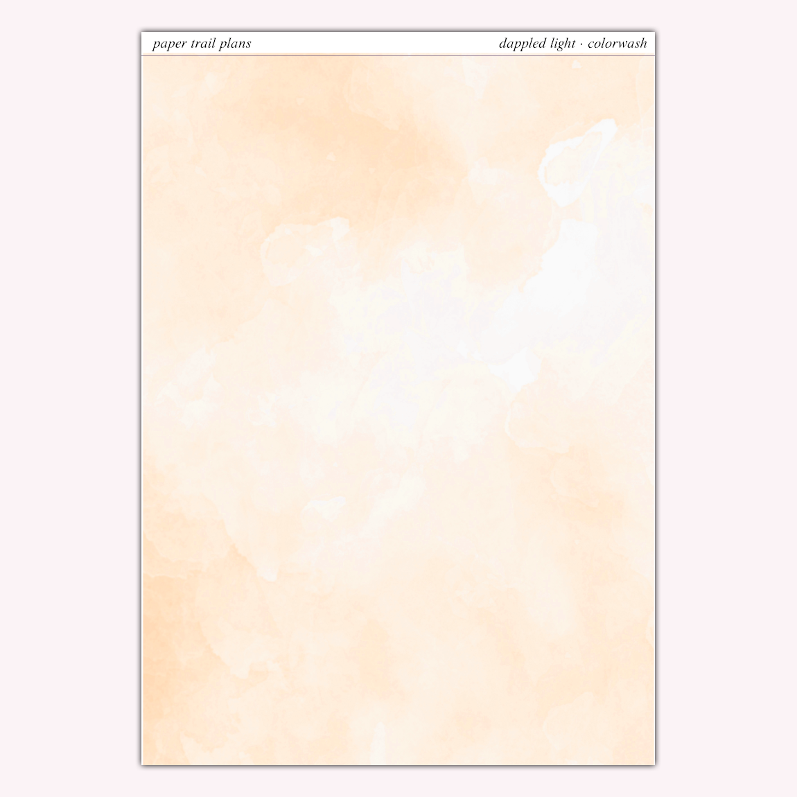 Full Sheet Colorwashes - Autumn Palette