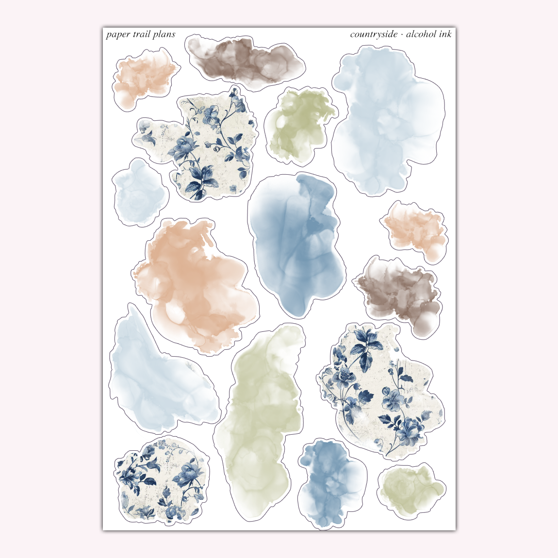 Countryside - Alcohol Ink