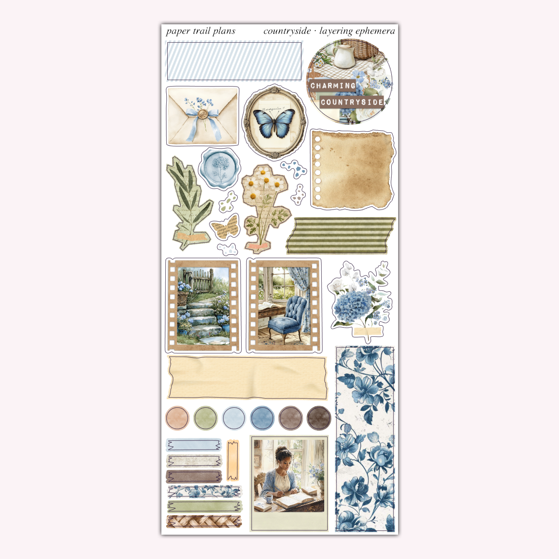 Countryside - Layering Ephemera