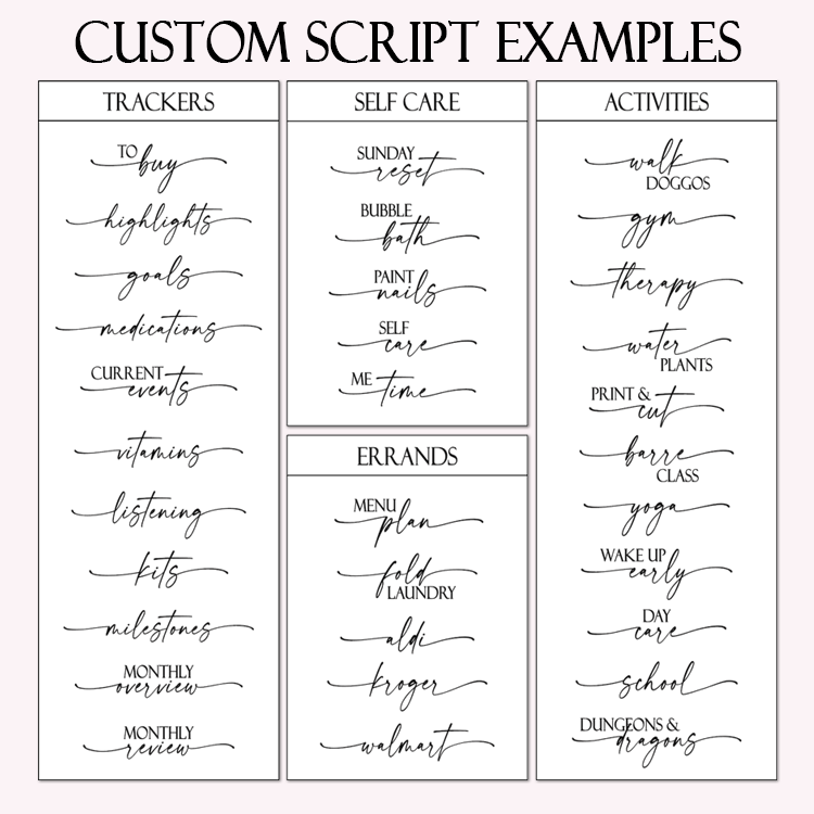 Custom Scripts for Deena - Modern