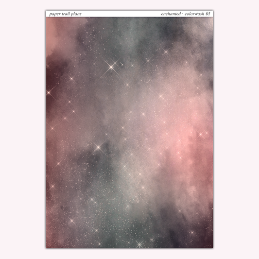 Enchanted - Full Sheet Colorwash 01