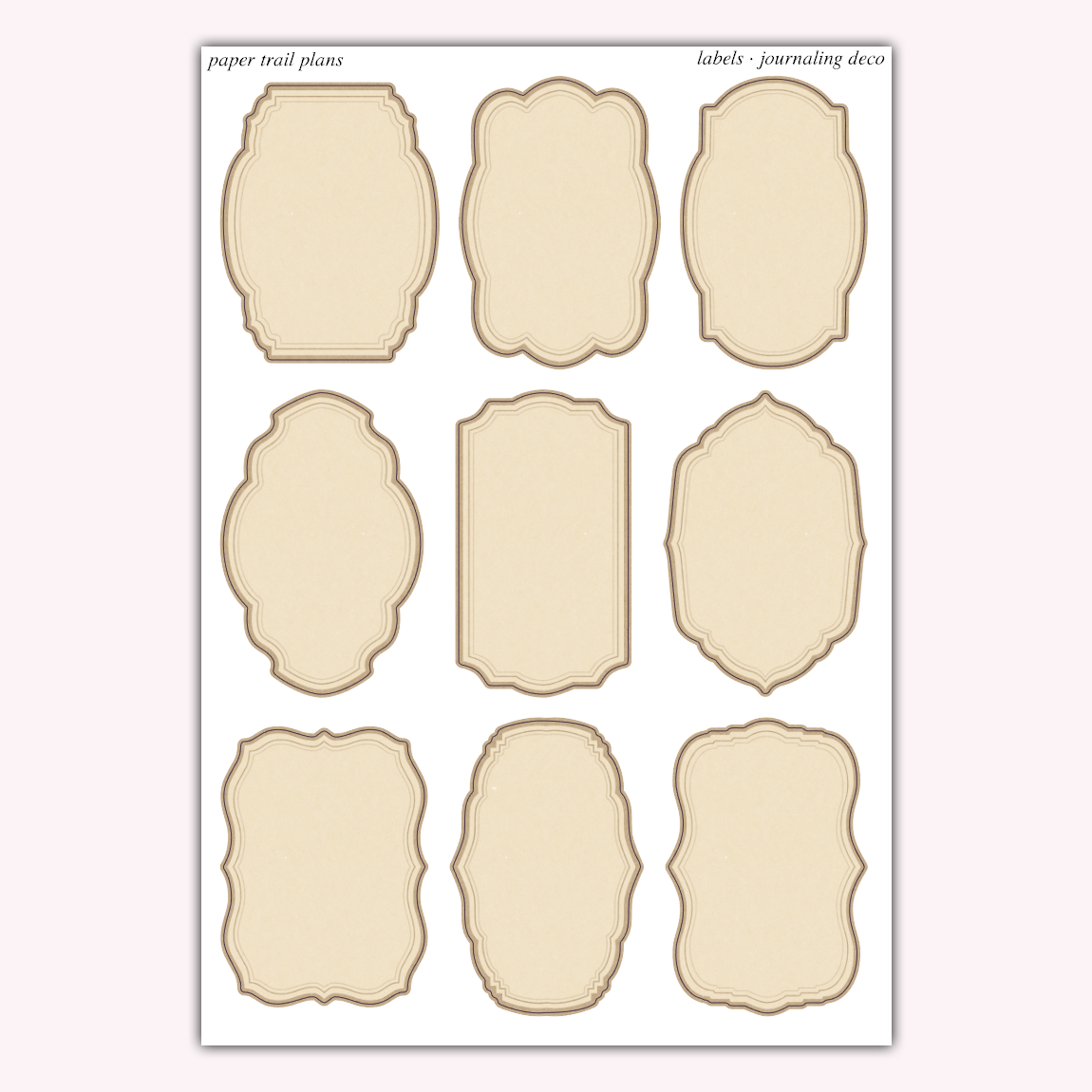Journaling Deco - Labels