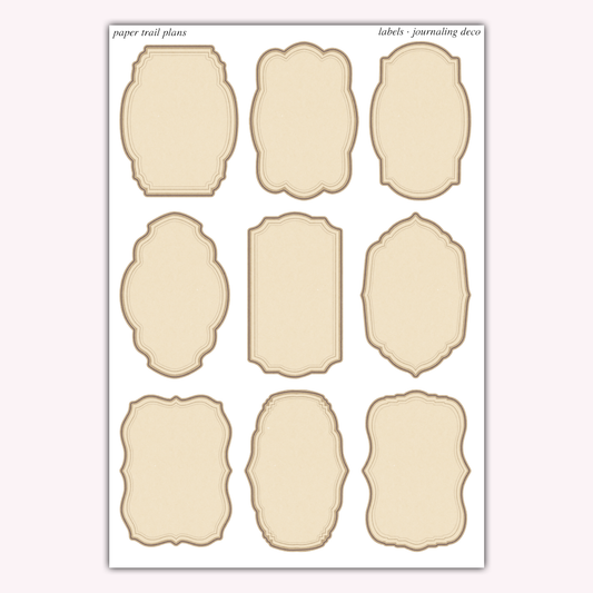 Journaling Deco - Labels