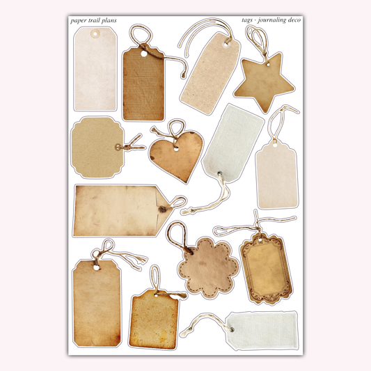 Journaling Deco - Tags