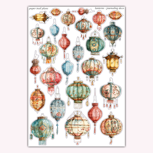 Journaling Deco - Lanterns