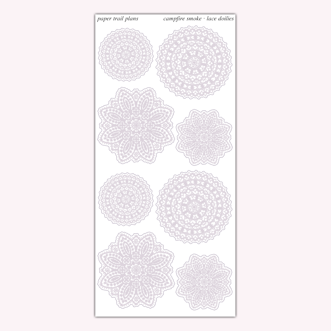 Lace Doilies - Autumn Palette