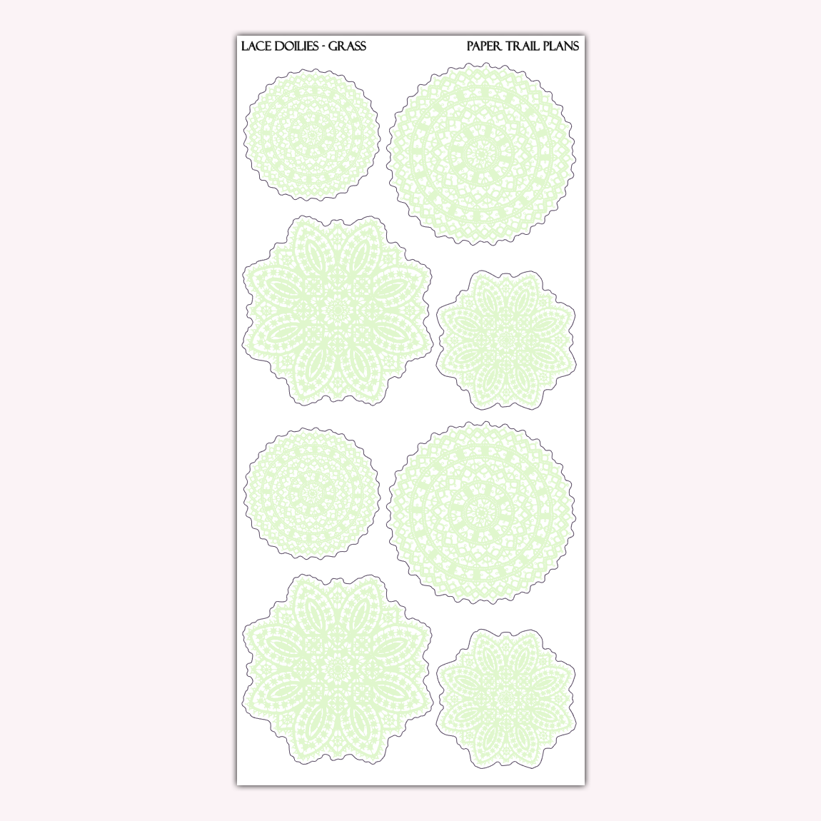 Lace Doilies - Spring Palette