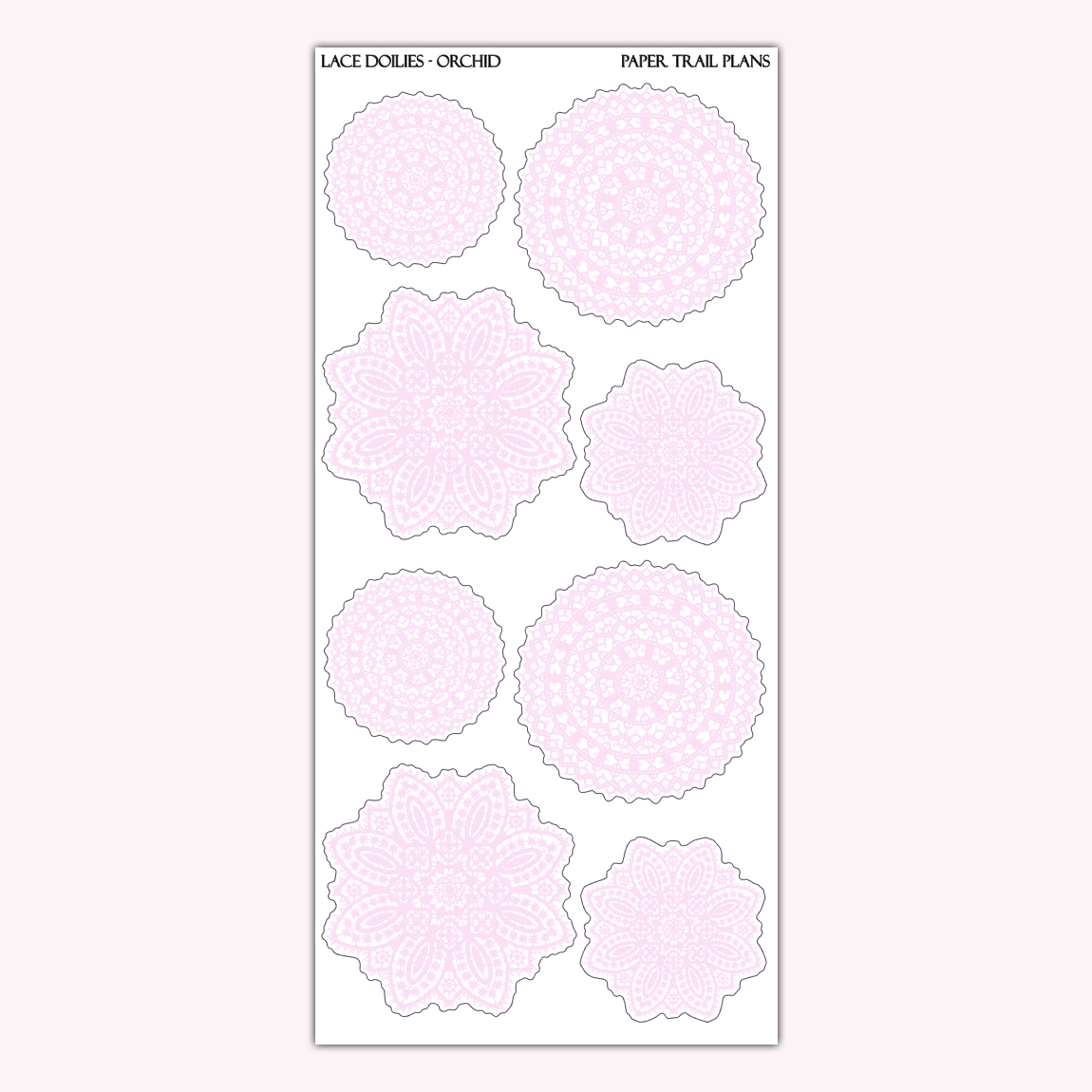 Lace Doilies - Spring Palette