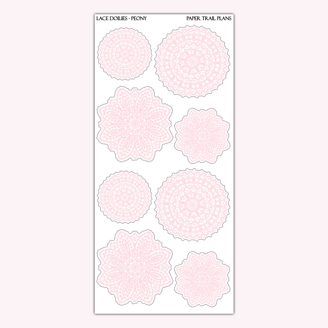Lace Doilies - Spring Palette