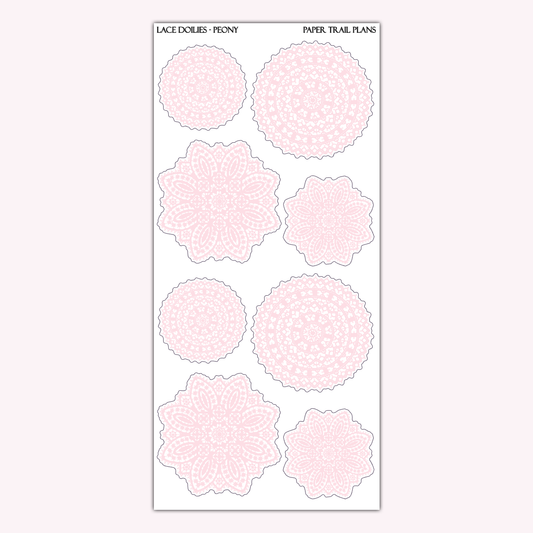 Lace Doilies - Spring Palette