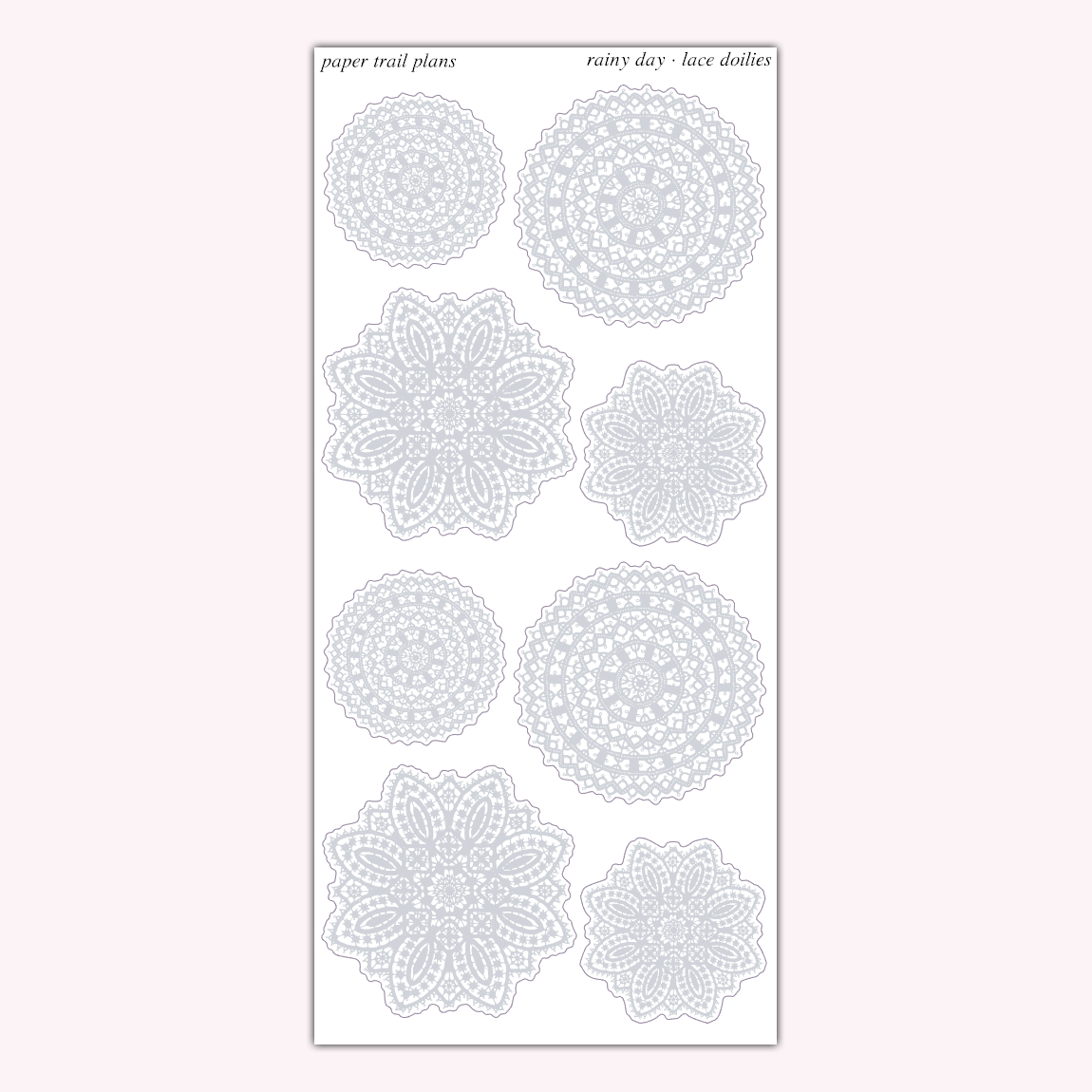 Lace Doilies - Autumn Palette