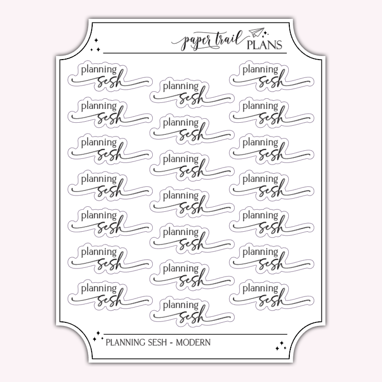 Planning Sesh - Modern