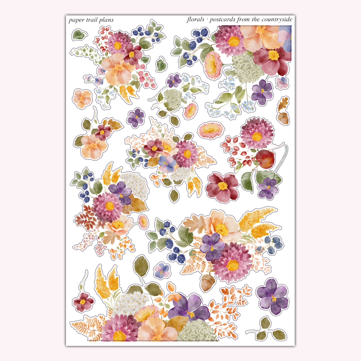 Postcards From The Countryside - Florals