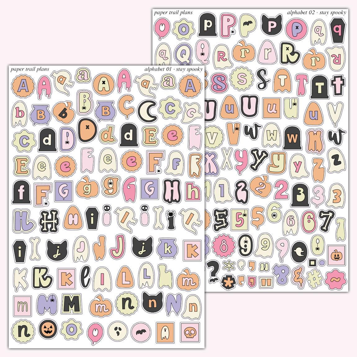 Stay Spooky - Alphabet