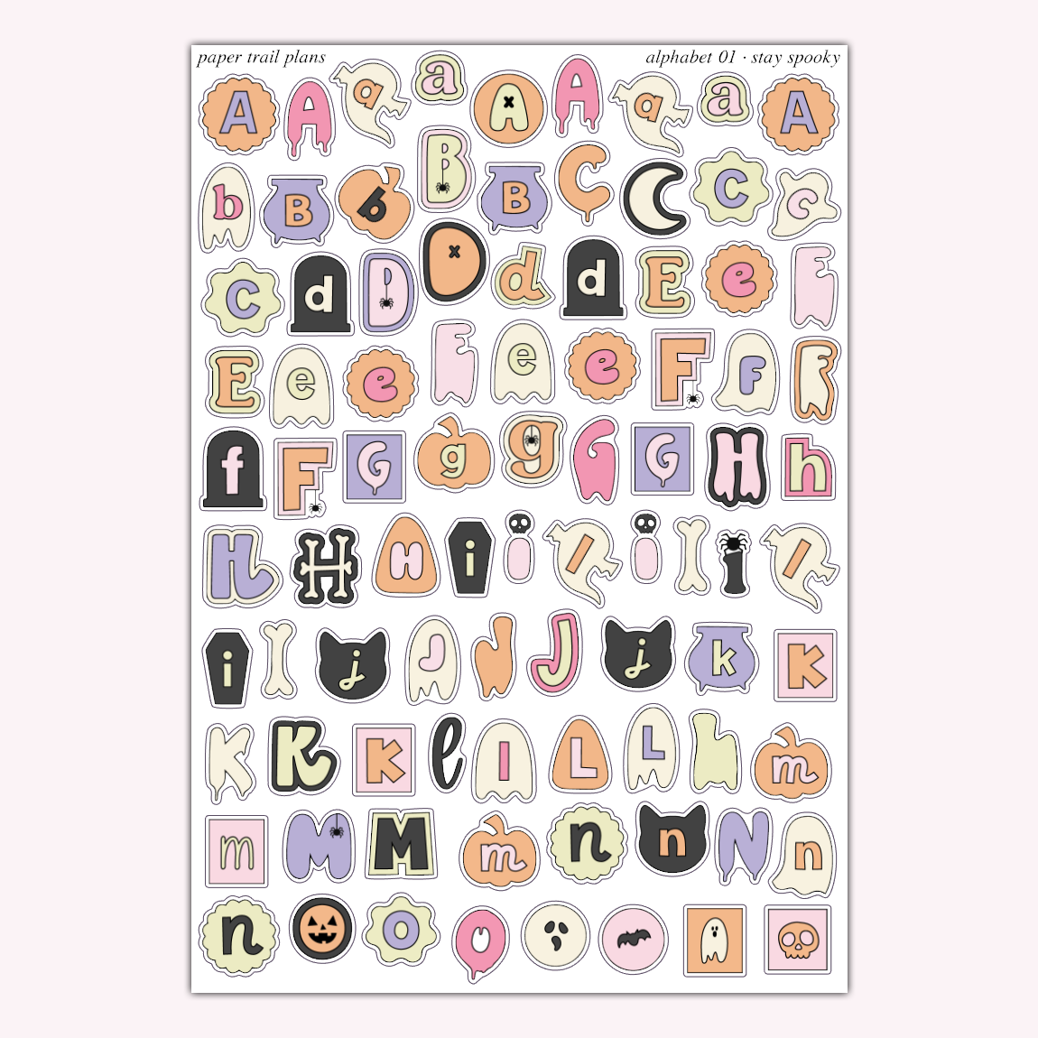 Stay Spooky - Alphabet