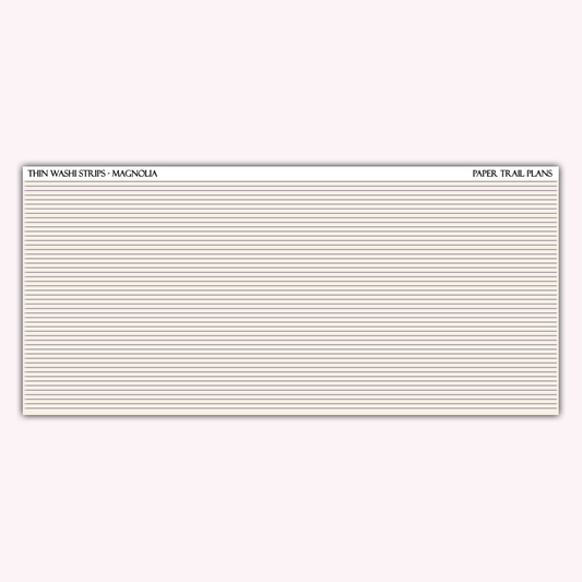 Thin Washi Strips