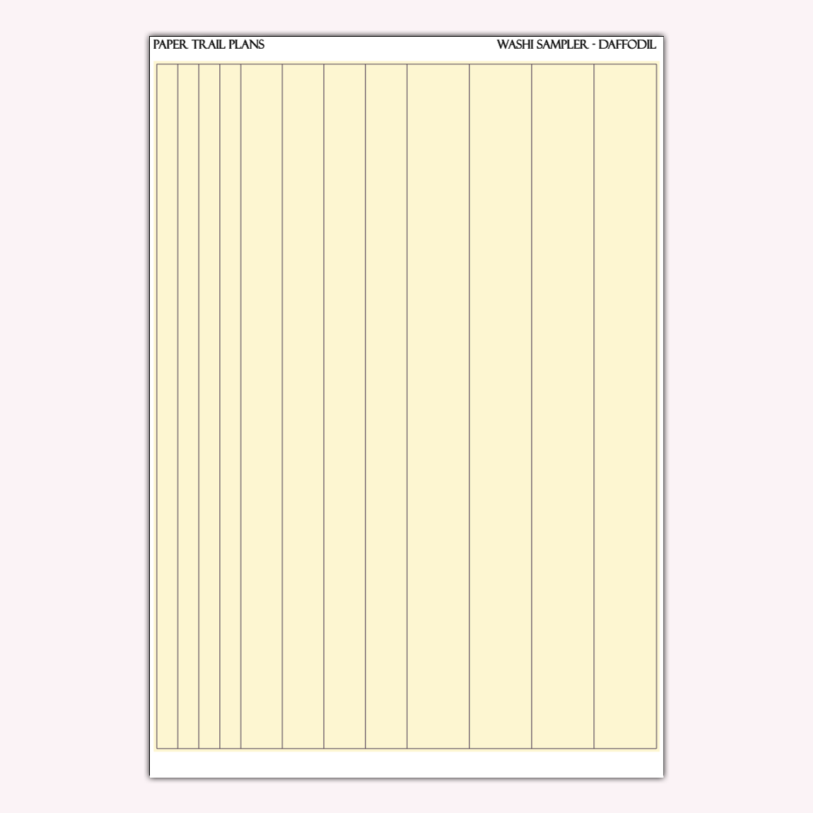 Washi Samplers - Spring Palette