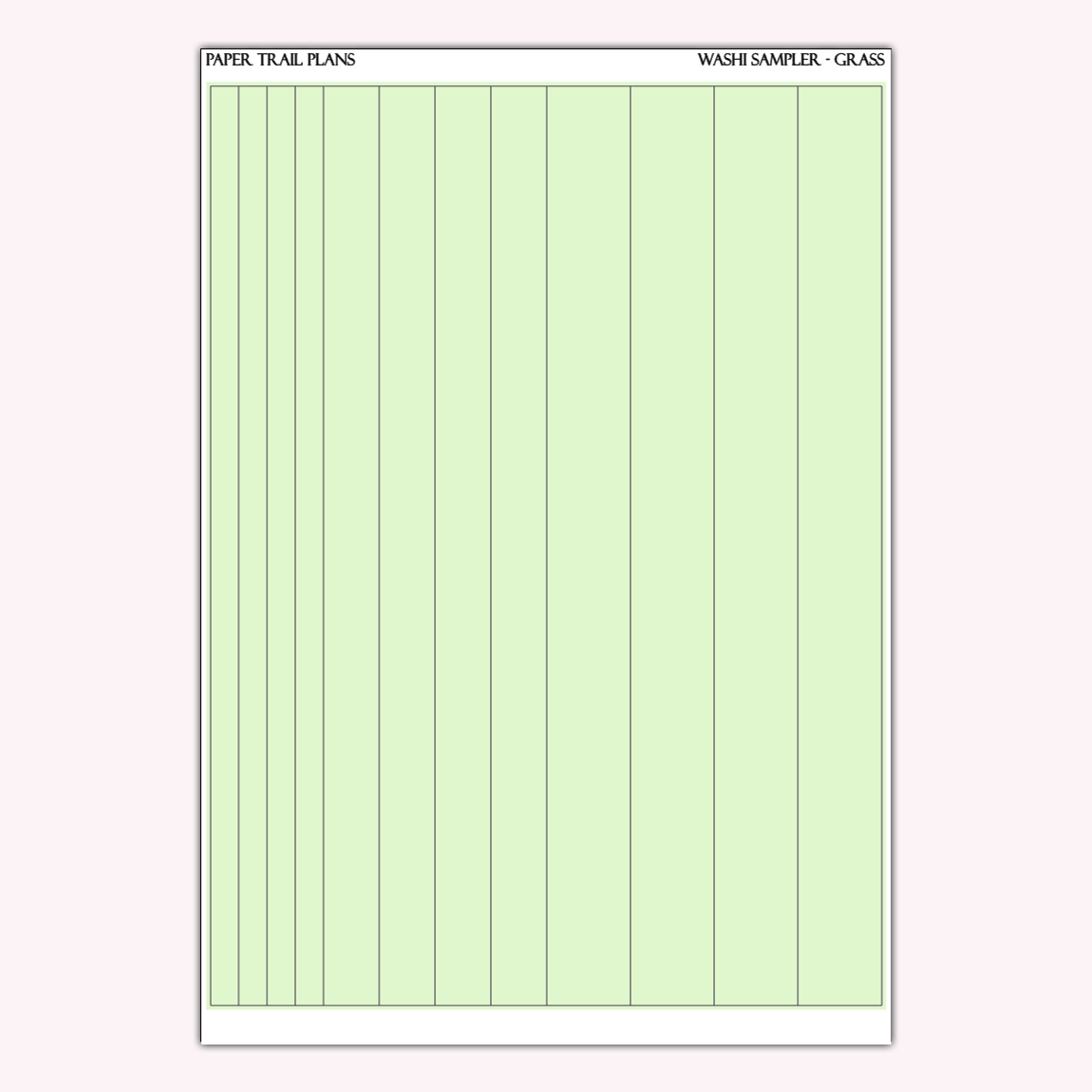 Washi Samplers - Spring Palette