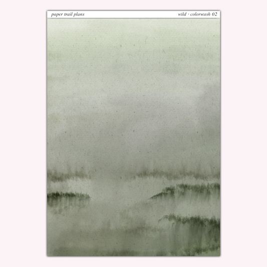 Wild - Full Sheet Colorwash 02
