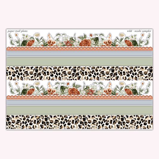 Wild - Washi Sampler