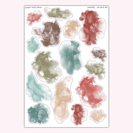 Yuletide - Alcohol Ink