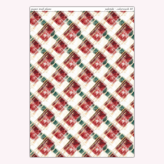 Yuletide - Full Sheet Colorwash 01