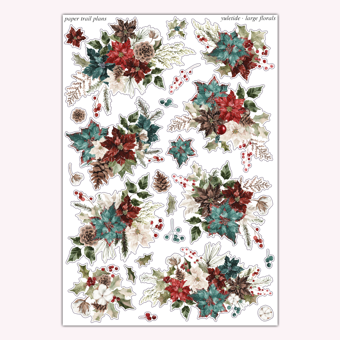 Yuletide - Large Florals