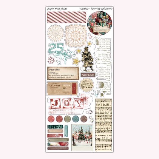 Yuletide - Layering Ephemera