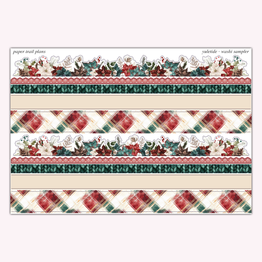 Yuletide - Washi Sampler