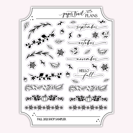 Fall 2021 Shop Sampler