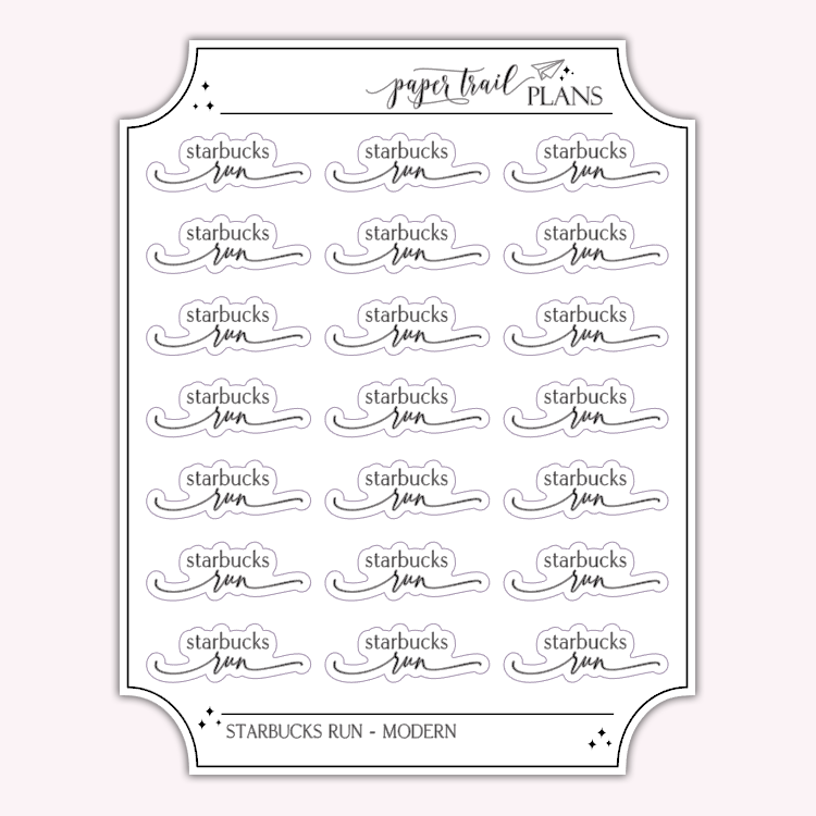 Starbucks Run - Modern