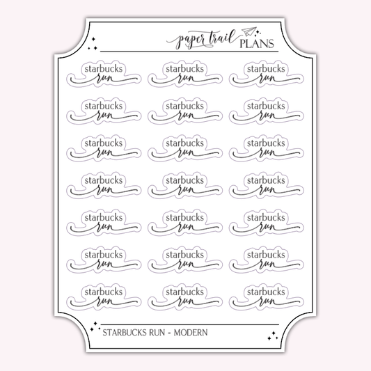 Starbucks Run - Modern