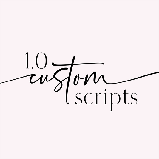 Custom Scripts – Paper Trail Plans