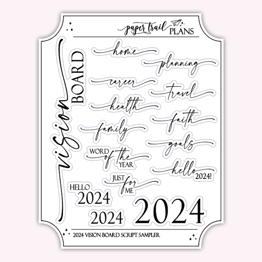 2024 Vision Board Script Sampler
