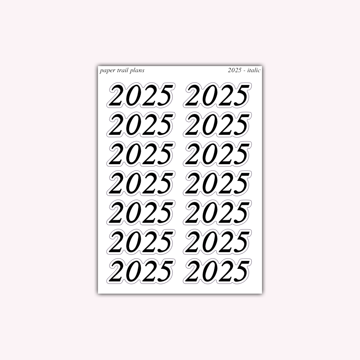 2025 - Italic