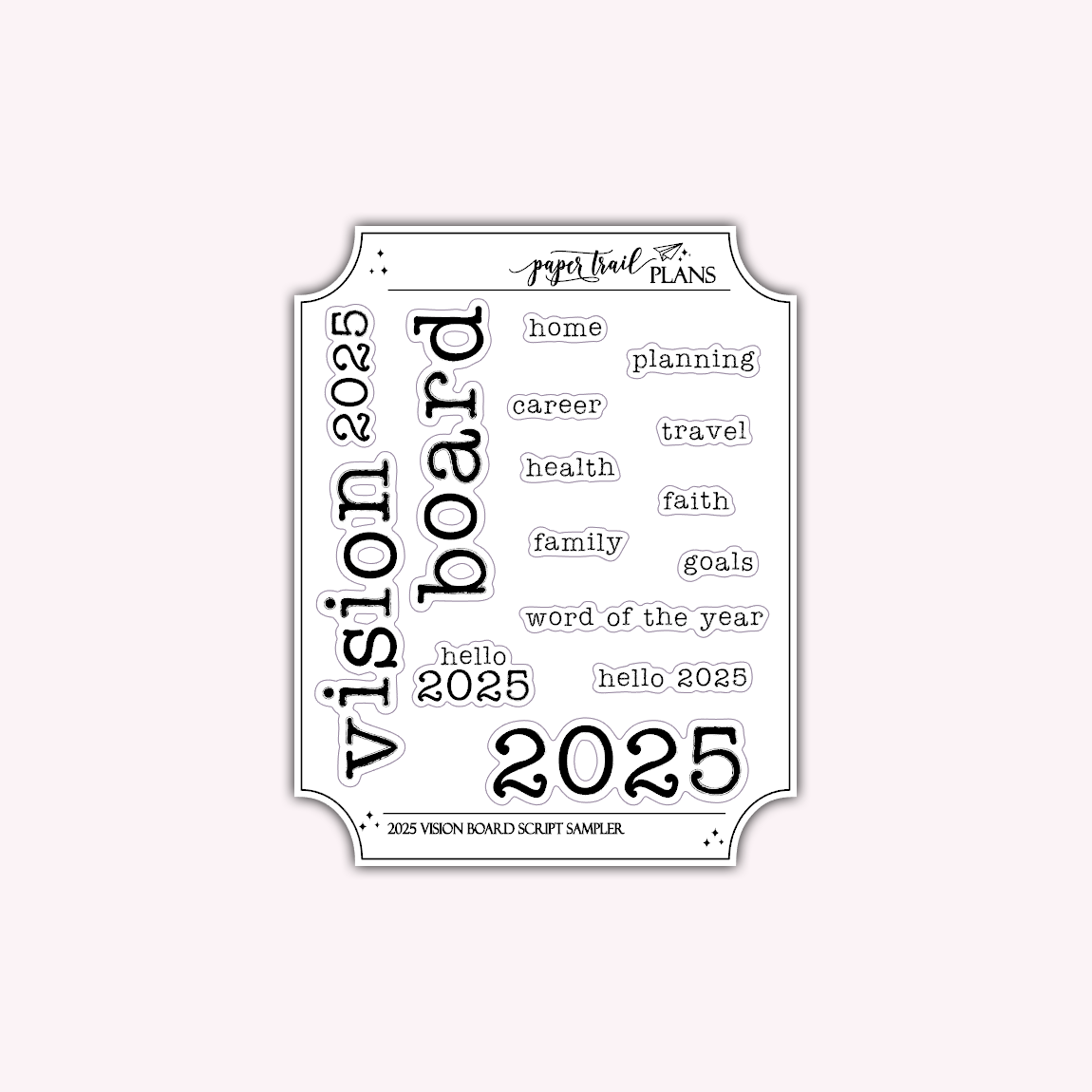 2025 Vision Board Script Sampler