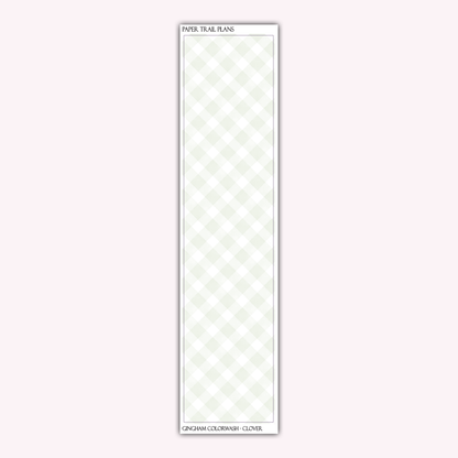 Gingham Sidebar Colorwashes *NEW WASHI PAPER OPTION!*