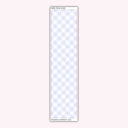 Gingham Sidebar Colorwashes *NEW WASHI PAPER OPTION!*