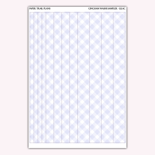 Gingham Washi Samplers