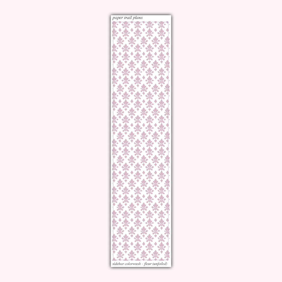 Sidebar Colorwash - Fleur de Lis (Unfoiled)