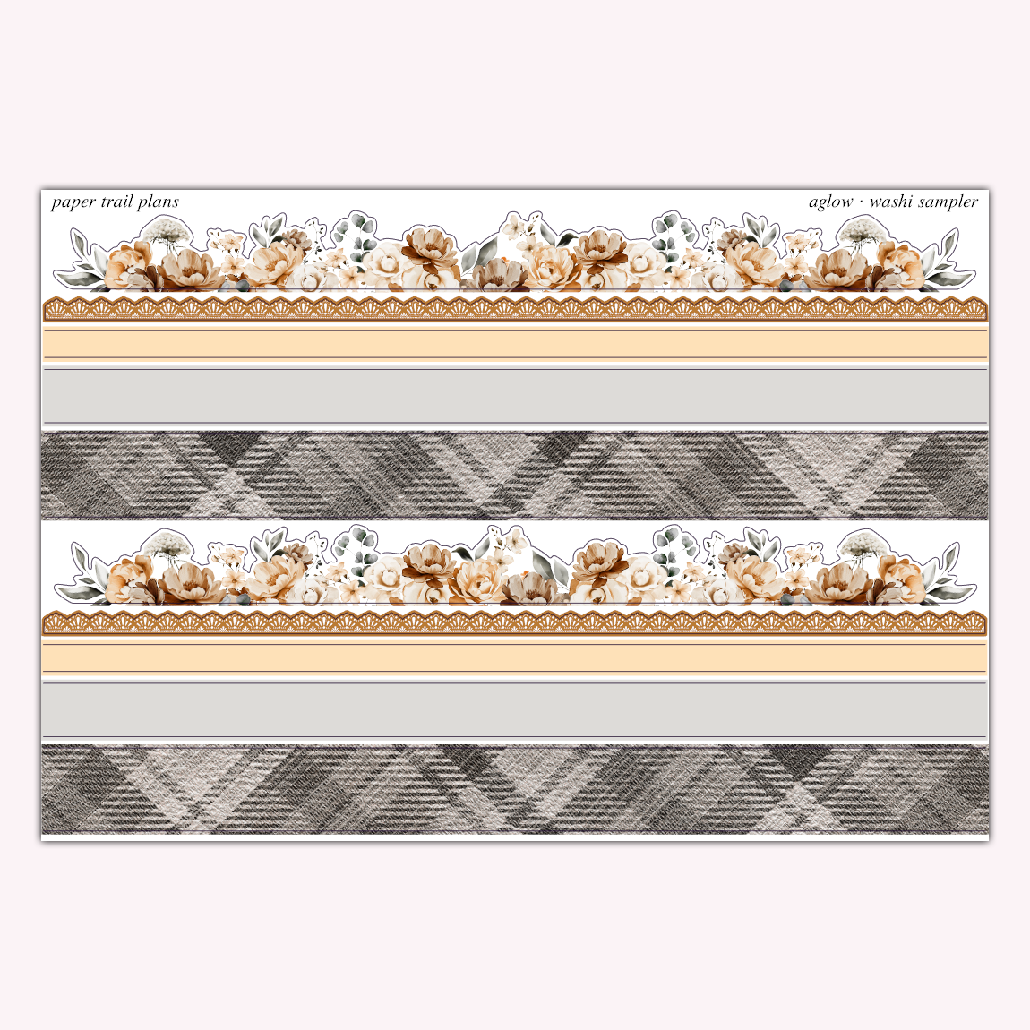 Aglow - Washi Sampler