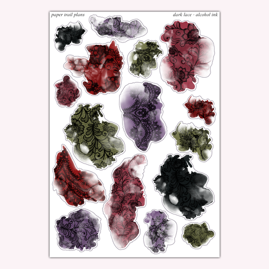 Alcohol Ink - Dark Lace