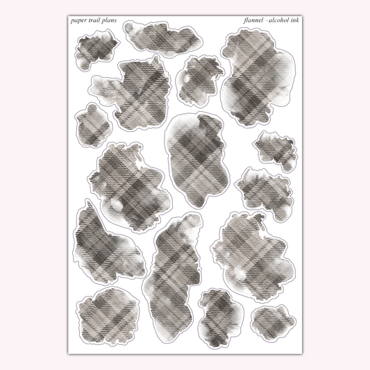 Alcohol Ink - Flannel