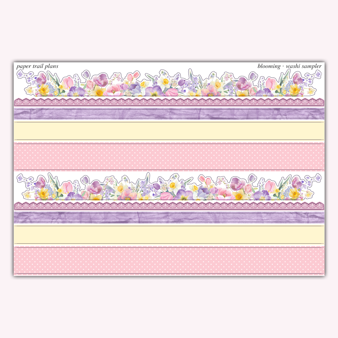 Blooming Washi Sampler