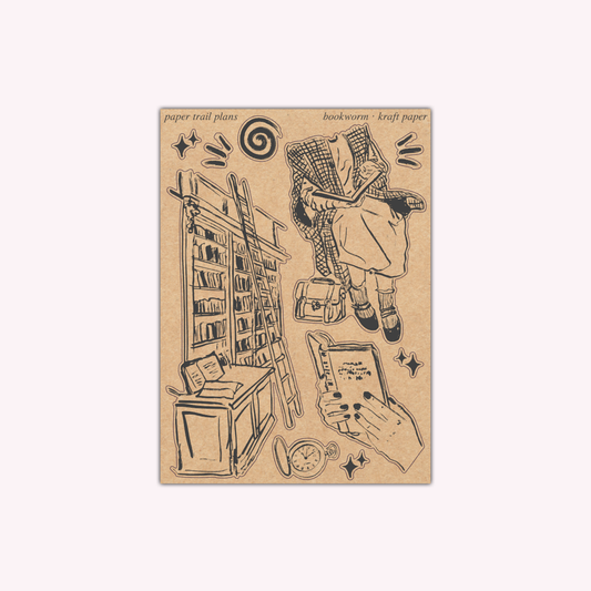 Bookworm - Kraft Paper