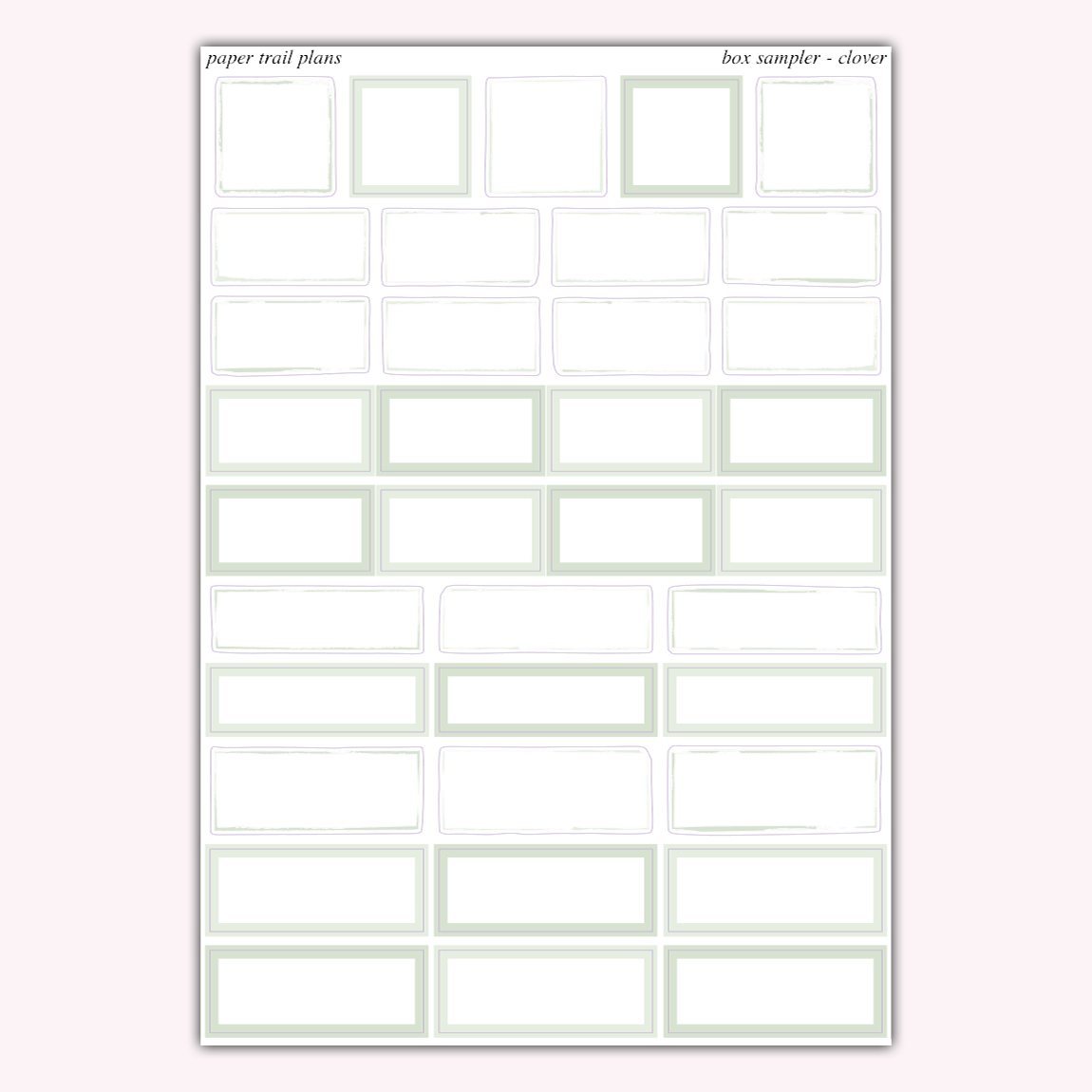 Downing Box Sampler Box Samplers – Paper Trail Plans